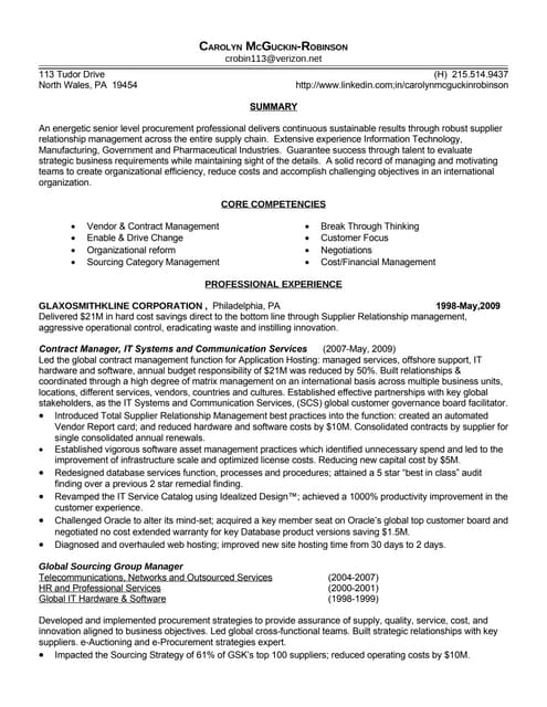 Carolyn Mc Guckin Robinson Resume 5 15 2009