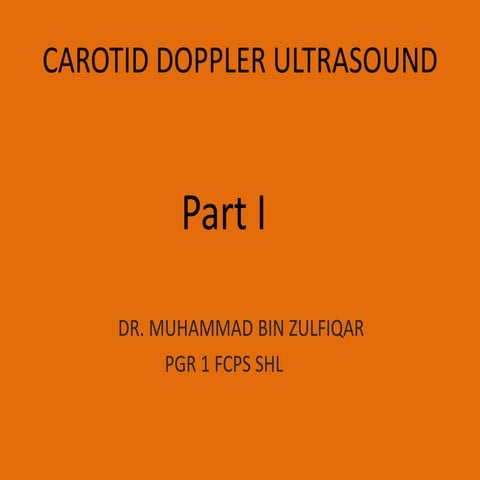 Carotid doppler ultrasound