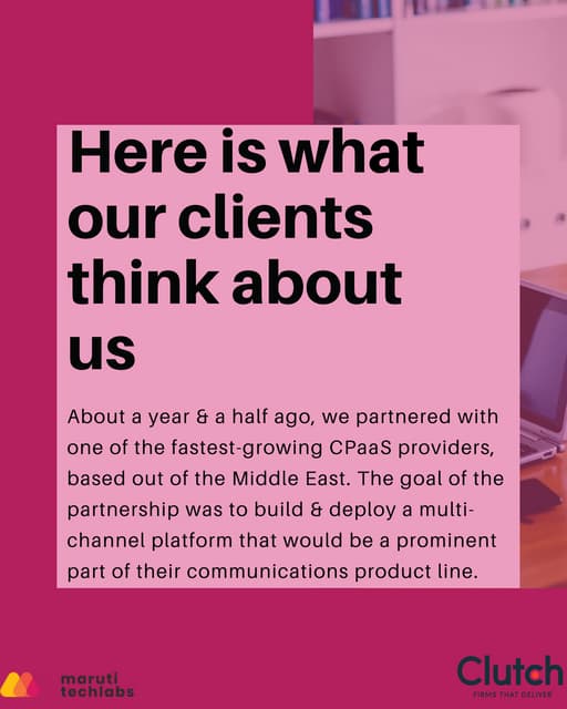 Clutch Review: Improved Chatbot Development for Cloud Communications Firm