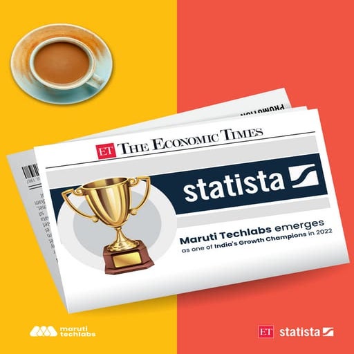 Maruti Techlabs Recognized as India's Growth Champion 2022
