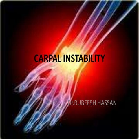 Carpal instability