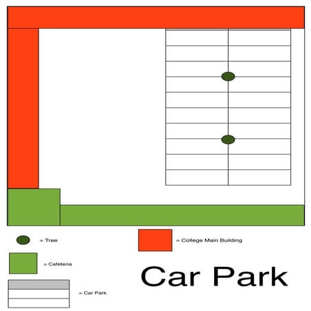 Car park diagram