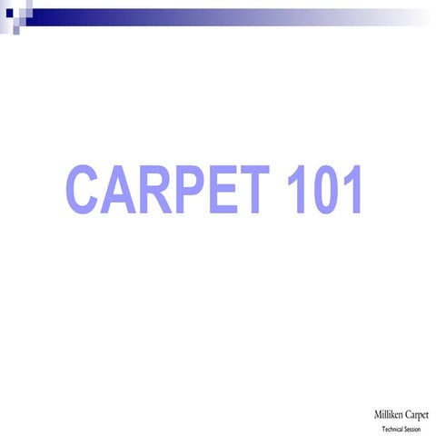 Carpet 101