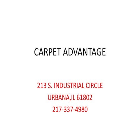 Carpet Advantage 2