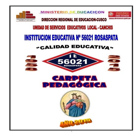 Carpeta pedagógica 2015