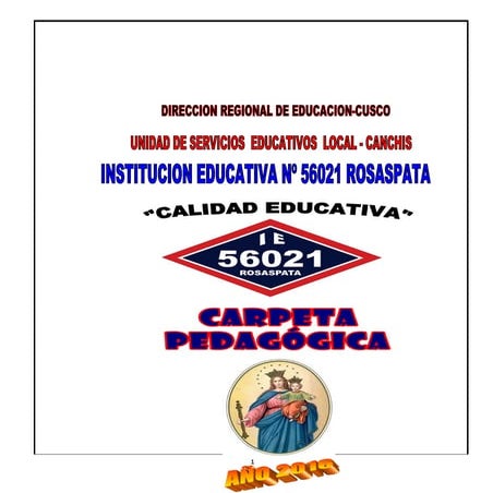 Carpeta pedagógica 2016