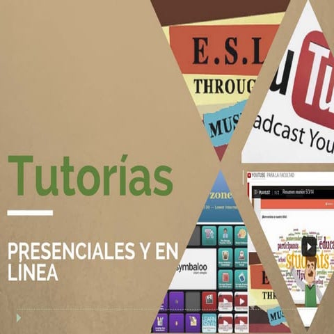 Tutorías presenciales y en línea 