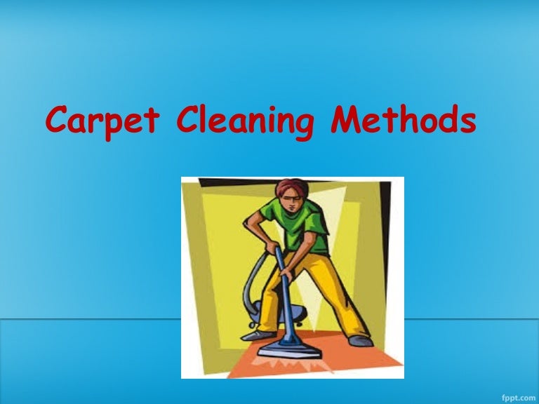 Carpet cleaning methods
