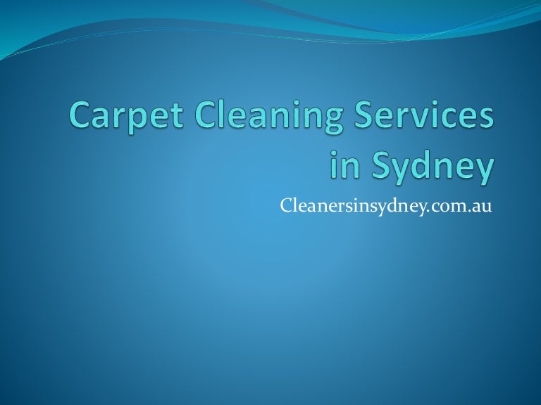 Carpet Cleaning Services in Sydney