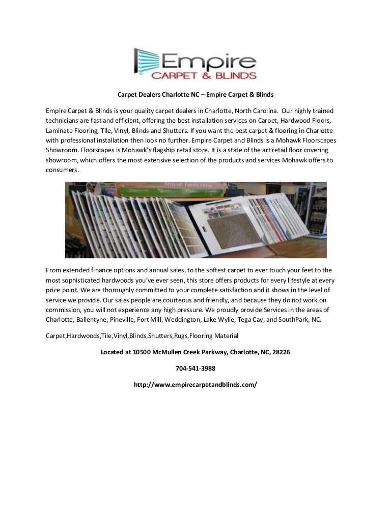 Carpet dealers charlotte nc empire carpet & blinds