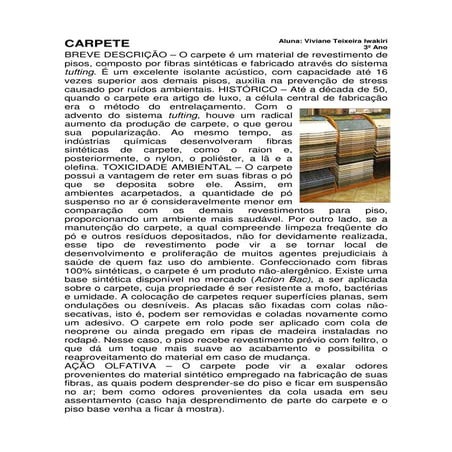 Carpete viviane iwakiri