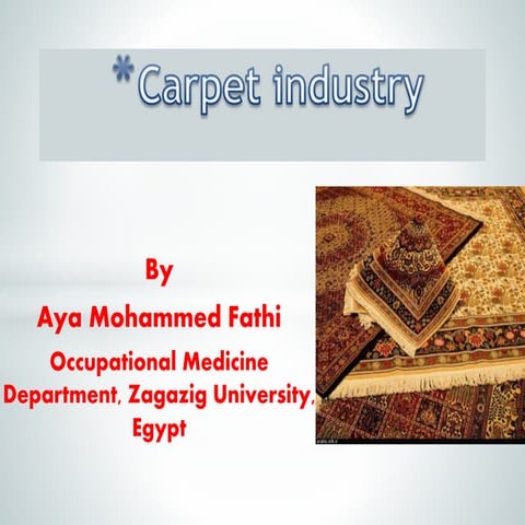Basic of Carpet Manufacturing Process by MPD | PDF
