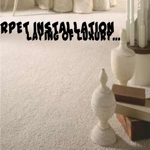 Carpet installation