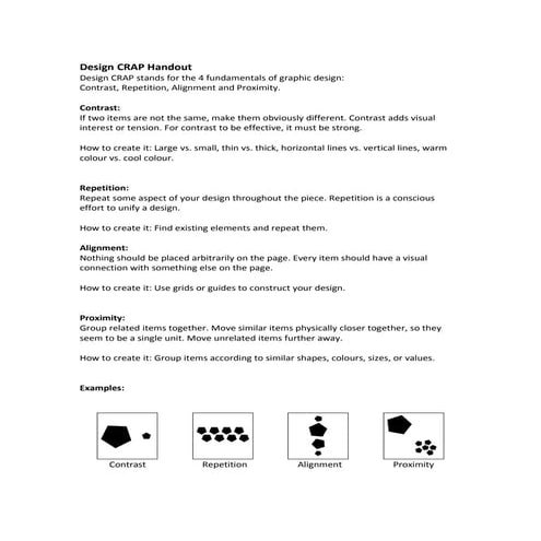 Design handout