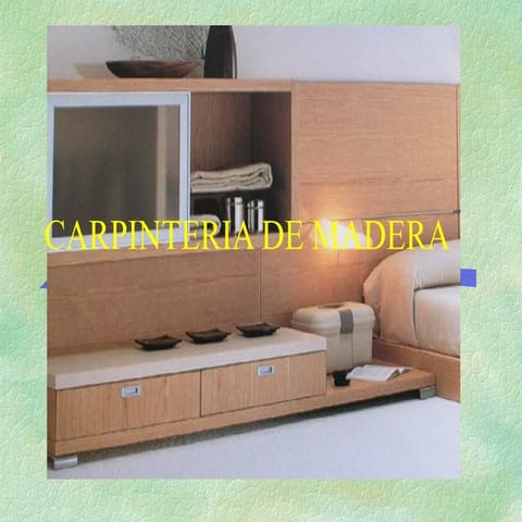 Carpinteria en madera clase (1)