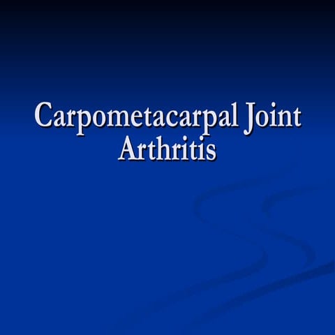 Carpometacarpal ( C)