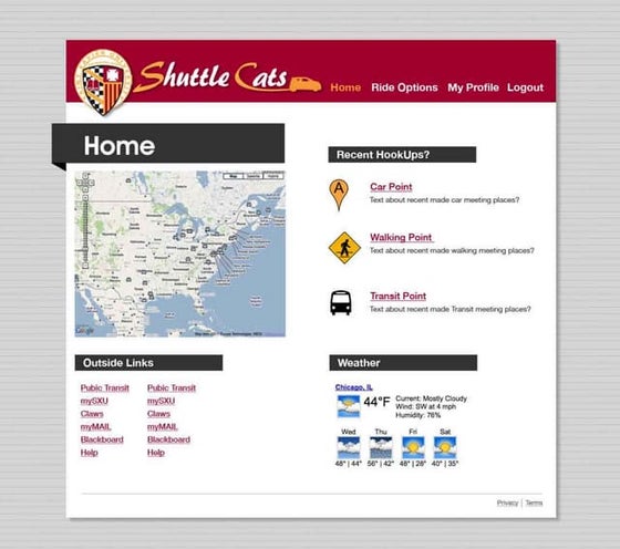 Car pool site map | PPTX