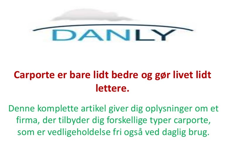 Carporte er bare lidt bedre og gør livet lidt lettere. Soveværelse inspiration