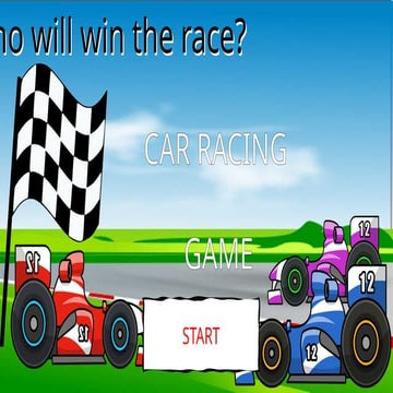 Car Racing Games Template for active learning