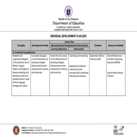 IPCRF-Development Plan.docx