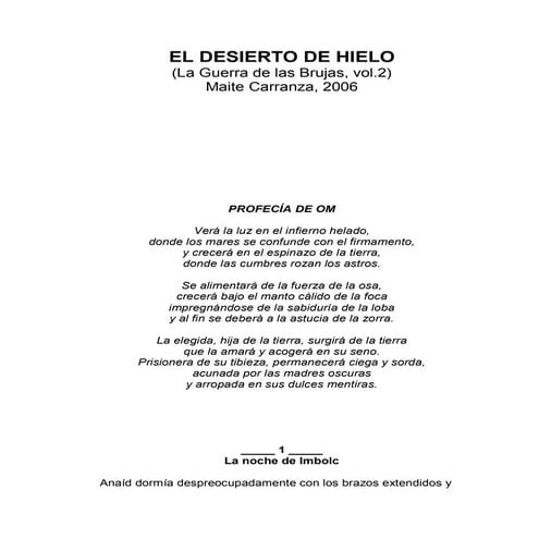  La guerra de las brujas 2 - el desierto de hielo