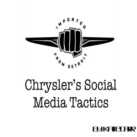Chrysler's Social Media Efforts