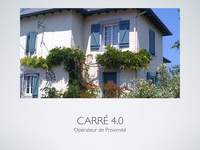 Carré 4.0, Opérateur de Proximité -...