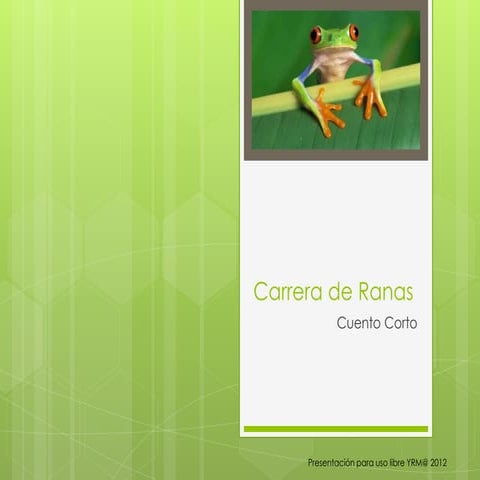 Carrera de ranas
