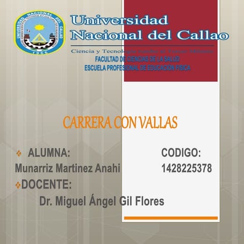 Carrera de vallas
