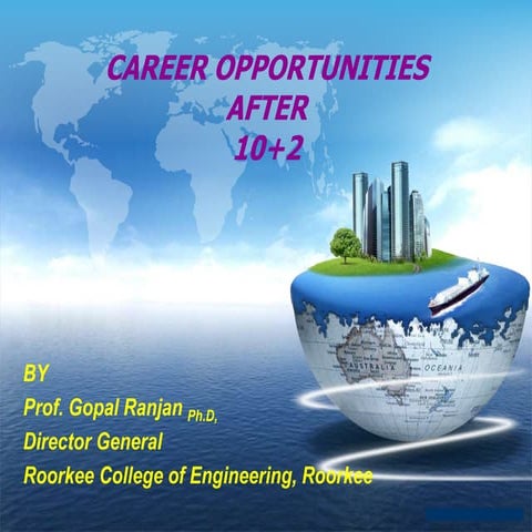 Carrer opportunities after 10+2 rce new