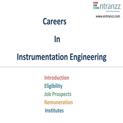 Carrers in instrumentation engineering