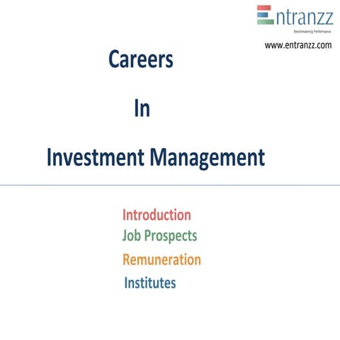 Carrers in investment management
