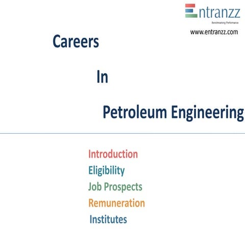 Carrers in petroleum engineering