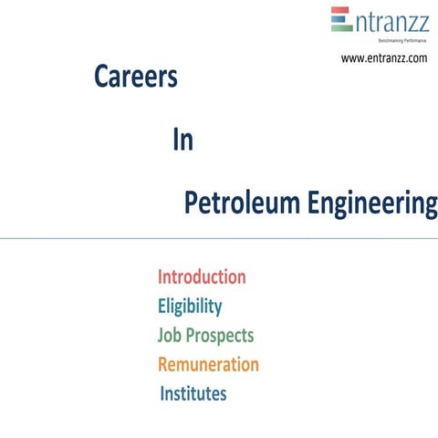 Carrers in petroleum engineering