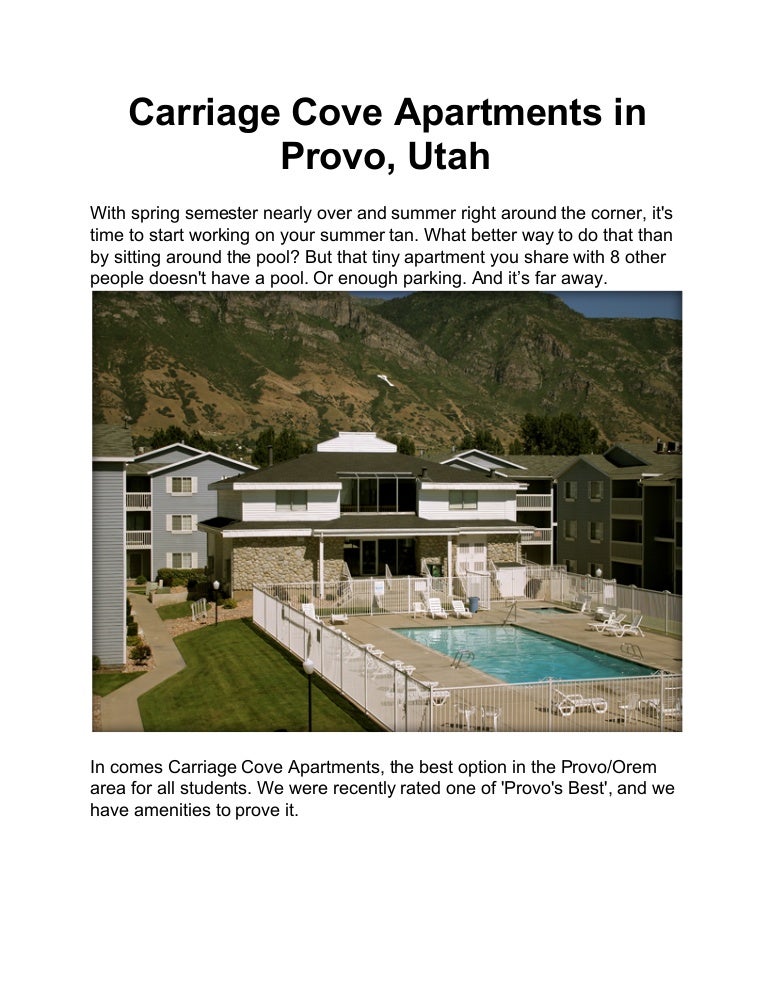 Byu Off campus Housing in Provo, Utah