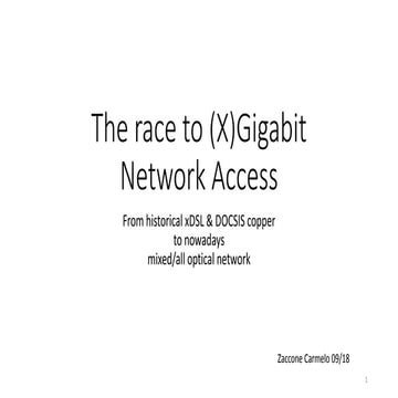 Carrier broadband evolution thru PON