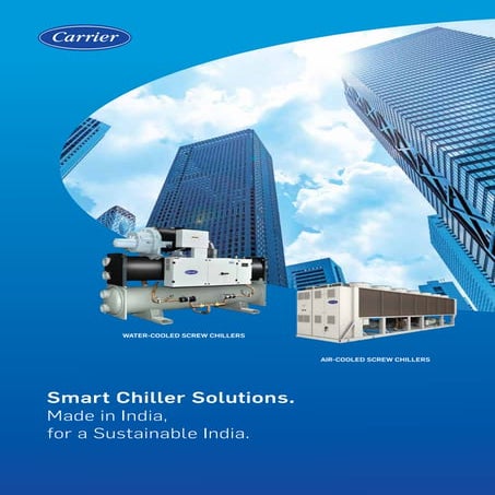 30KAV Air Cooled Screw Chiller with Greenspeed Intelligence 