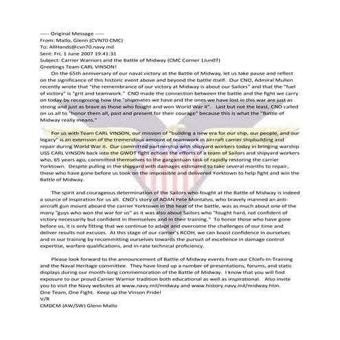 CVN70 CIT case study (Damn Exec) | PDF