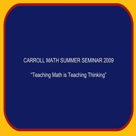 Math with thinking maps | PPTX