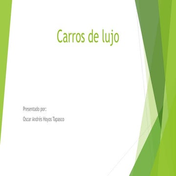 Carros de lujo oscar