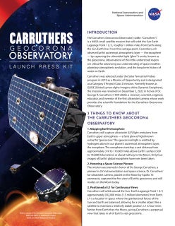 NASA Carruthers Geocorona Observatory (Dr. George R. Carruthers)