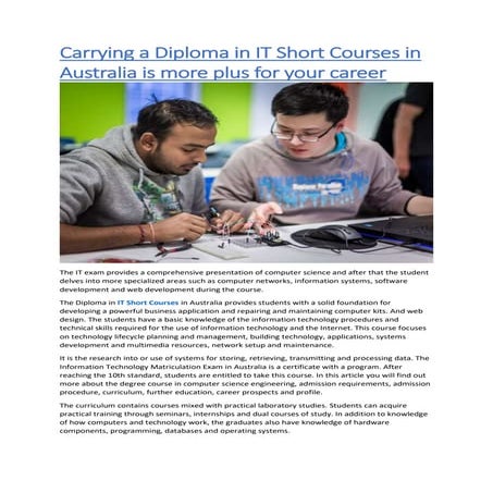 IT Networking Courses