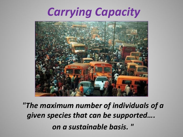 Carrying capacity