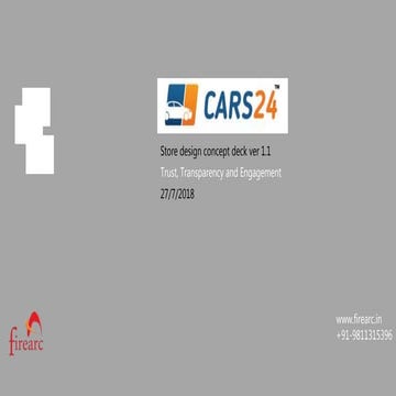 Cars24 Store Design Pitch - Concept