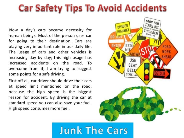Car safety tips to avoid accidents