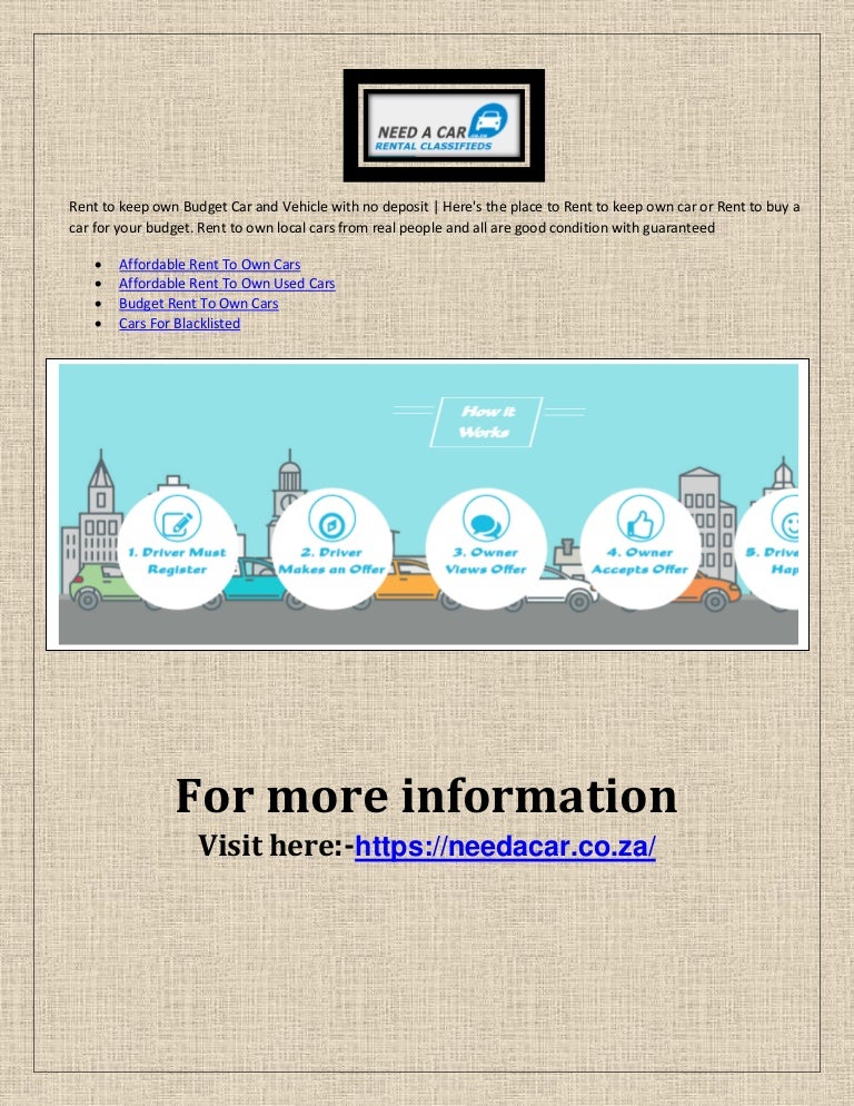 need to buy a car but blacklisted