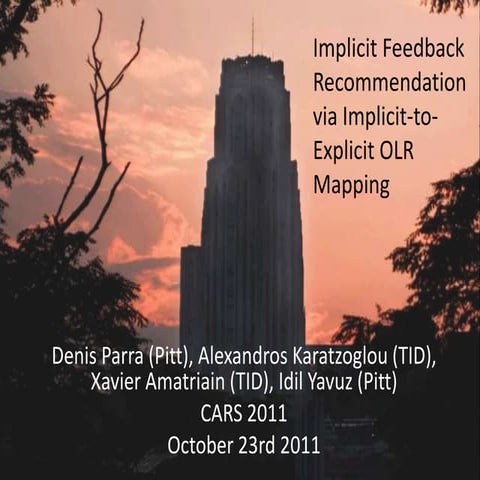 Implicit Feedback Recommendation via Implicit-to-Explicit Ordinal Logistic Re...