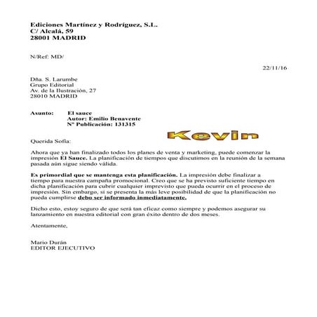 Carta | DOCX