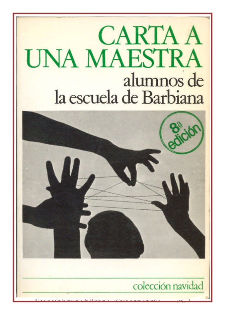 Carta A Una Maestra
