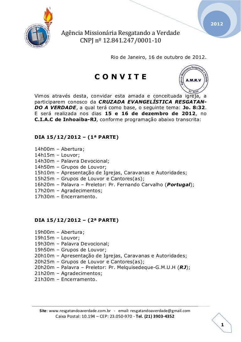 Carta Convite Publicidade  Soalan a